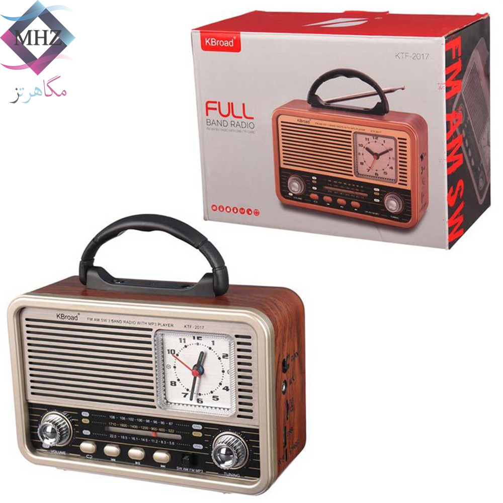 رادیو بلوتوثی کی برود مدل KTF-2017