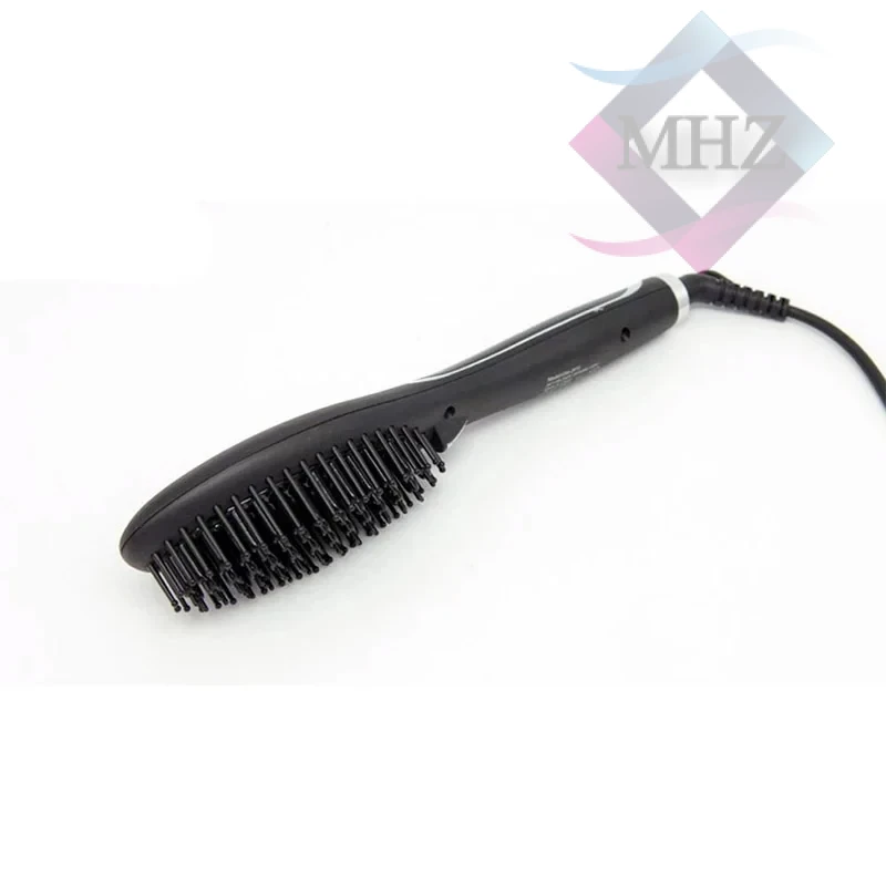 برس حرارتی جیمی مدل GM-2972، با صفحات از جنس سرامیک، دارای قابلیت چرخش 360 درجه کابل، نمایشگر LCD، دکمهی روشن/خاموش، گستره دما 150 تا 400 درجه سانتیگراد، به همراه سیم 1.67 متری