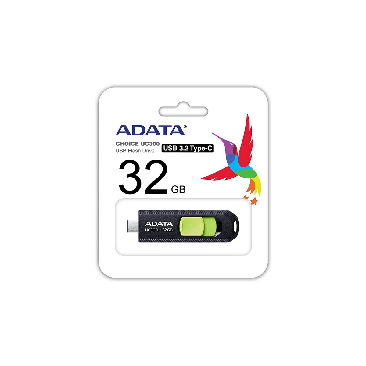 فلش مموری ای دیتا ADATA مدل UC300 Type-c ظرفیت 32 گیگابایت