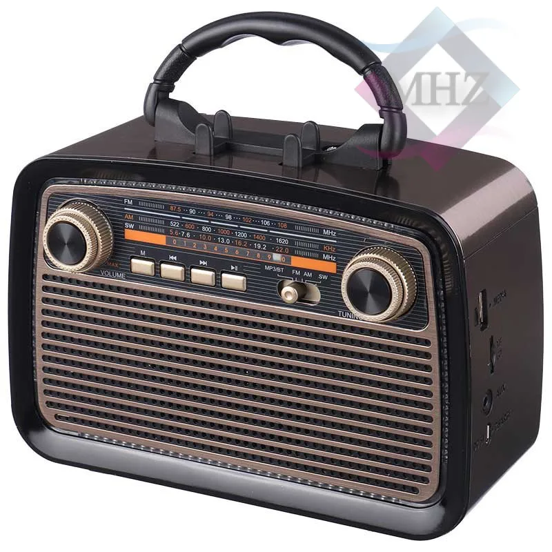 اسپیکر بلوتوثی قابل حمل مدل KTF-1467 با اتصال بلوتوث، توان 5 وات، منبع تغذیه باتری شارژی