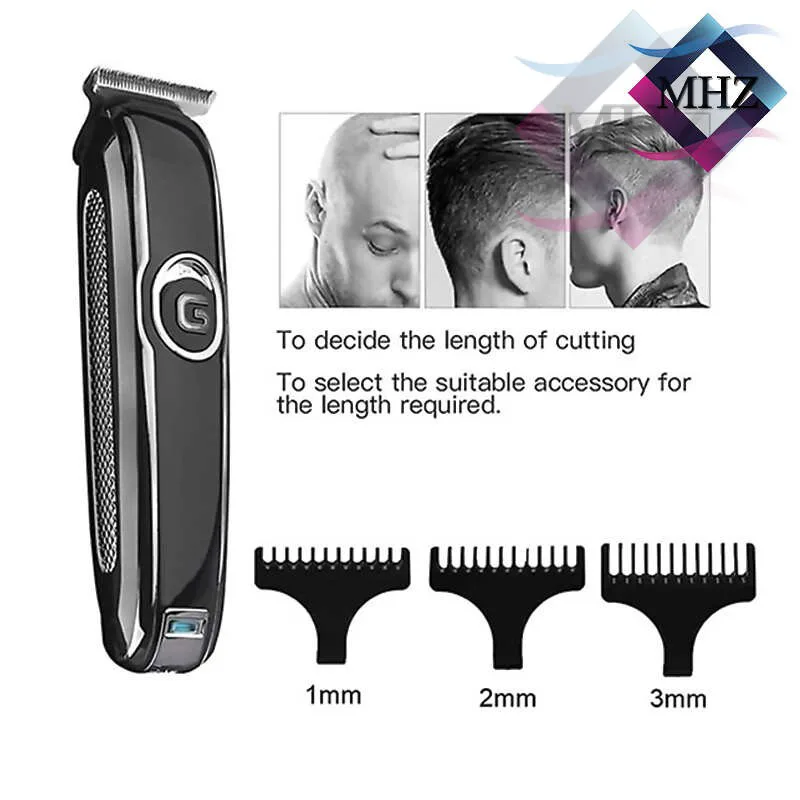 ماشین اصلاح موی سر و صورت جیمی مدل GM-6050، اصلاح به صورت صفر زن، خط زن و حجم زن، با قابلیت نمایش وضعیت باتری، منبع انرژی برق، دارای تیغه از جنس استیل ضد زنگ و بدنه از جنس پلاستیک، اندازه اصلاح 0.1 میلیمتر، به همراه شارژر، روغن و برس تمیزکننده