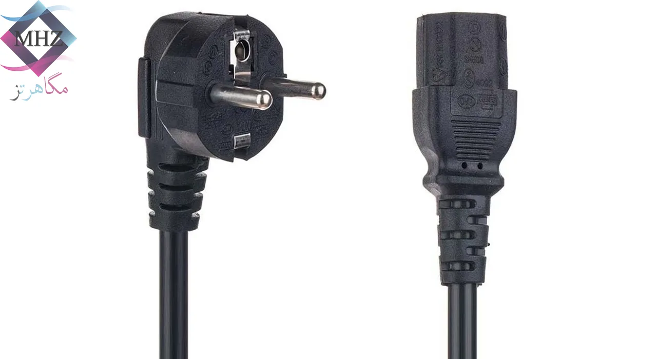 کابل برق 3 پین مدل power cable طول 1.5 متر