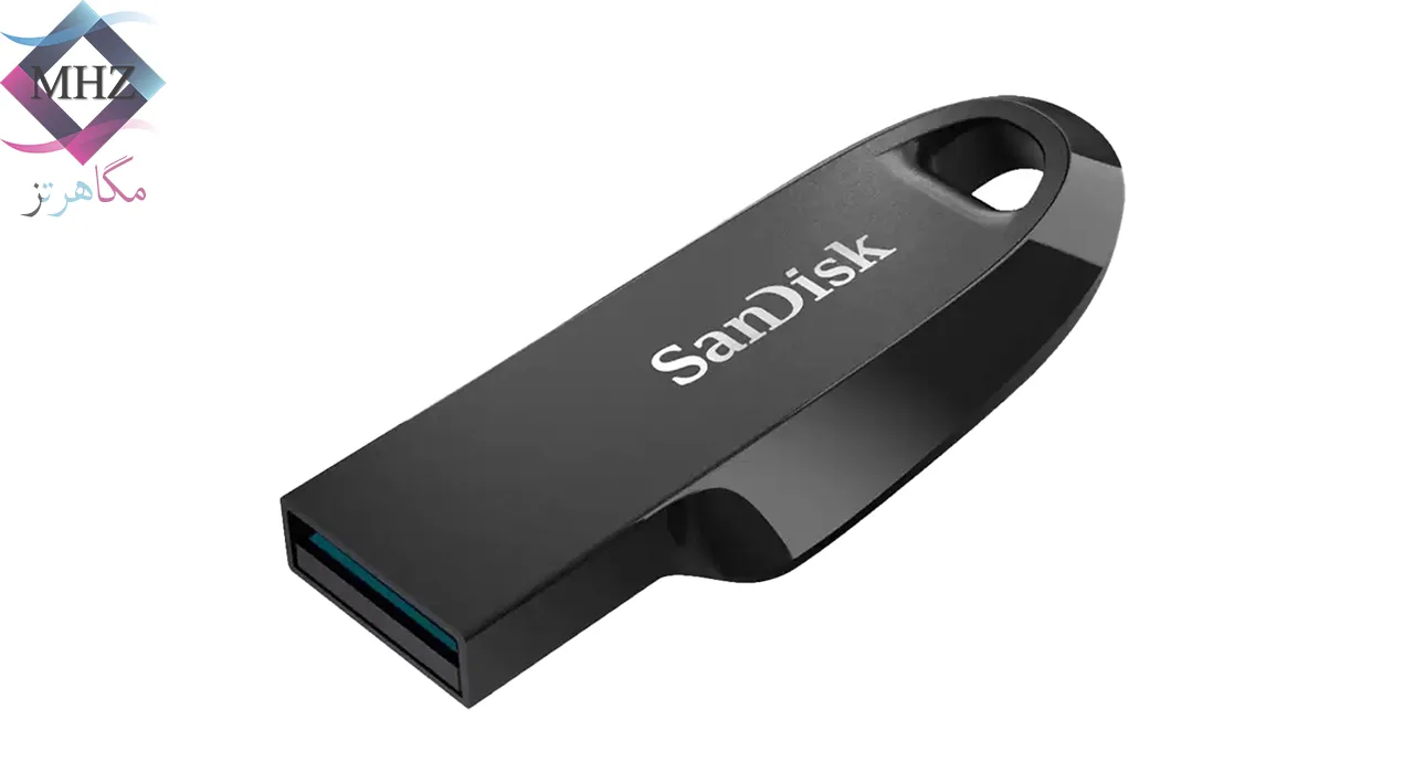 فلش مموری سن دیسک SANDISK مدل Ultra Curve CZ550 ظرفیت 64GB گیگابایت