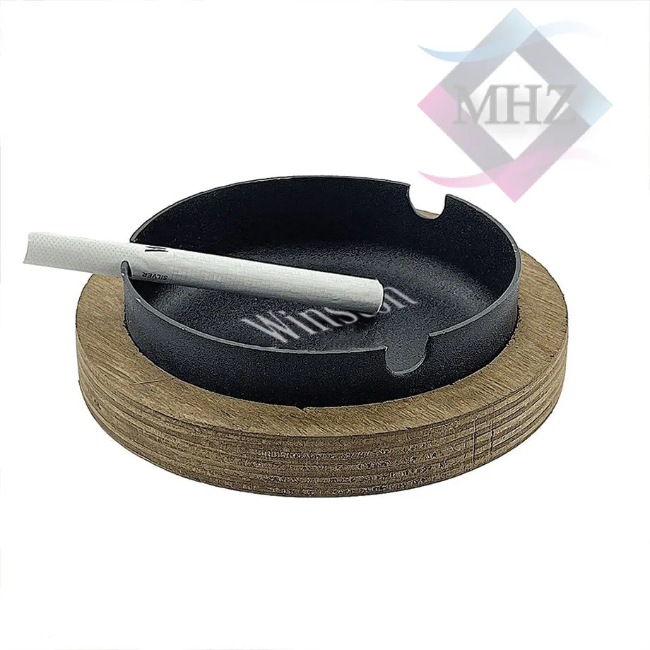 زیرسیگاری مدل فلزی چوبی