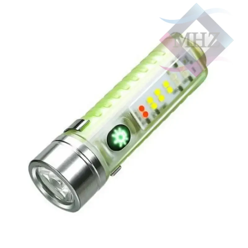 چراغ قوه دستی مدل 520، گواهینامه استاندارد ضد آب و ضد گرد و غبار IPX5، نوع باتری لیتیومی، دارای شبرنگ فلورسنتی، دارای آهنربا