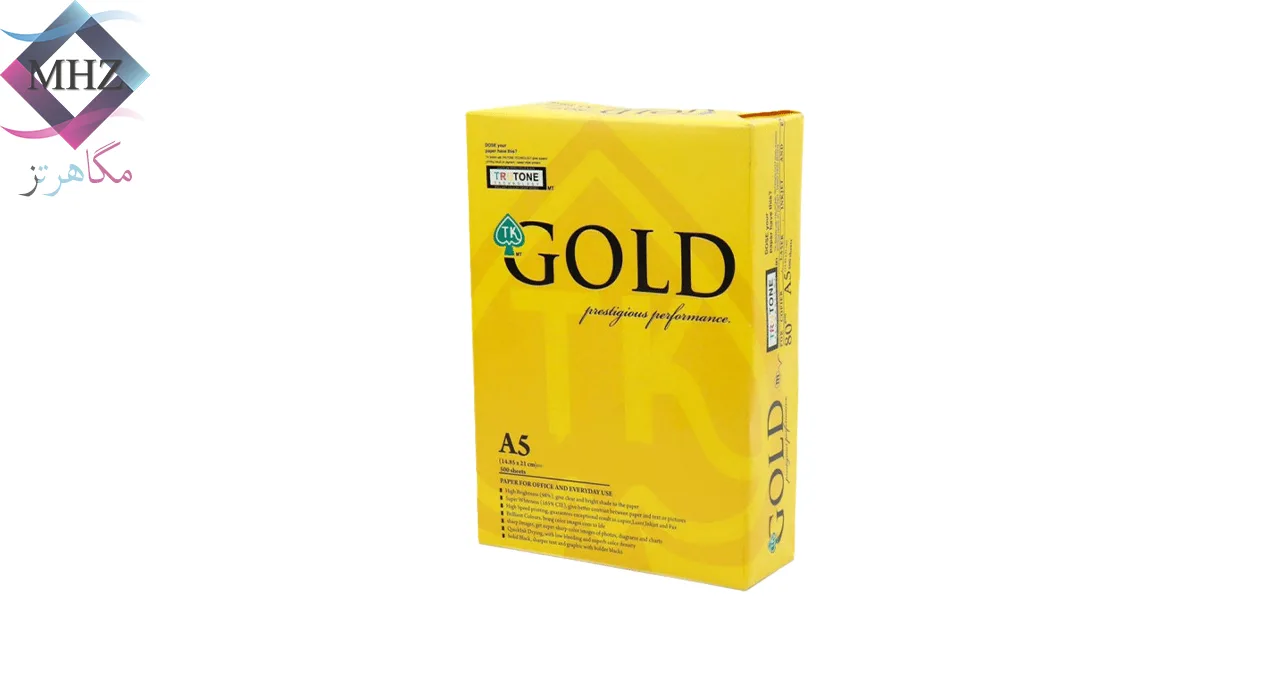 کاغذ A5 گلد بسته 500 عددی