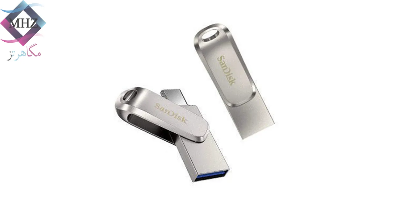 فلش مموری سن دیسک مدل Ultra Dual Drive Luxe ظرفیت 64 گیگابایت