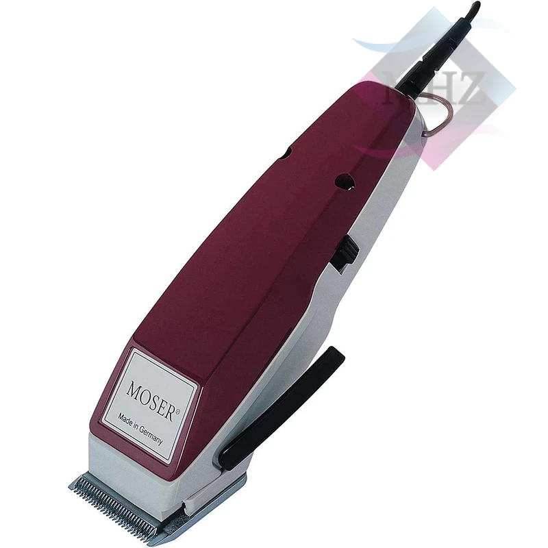 ماشین اصلاح موی سر و صورت تریمر موزر مدل 1400 MOSER، منبع انرژی برق و باتری، اندازه اصلاح 0.7 تا 3 میلیمتر، جنس تیغه استیل پیشرفته، مدت زمان شارژ 140 دقیقه و مدت زمان استفاده پس از شارژ 180 دقیقه
