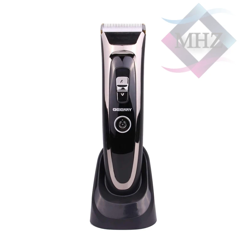 ماشین اصلاح موی سر و صورت جیمی مدل Gm-800 با تیغه های سرامیکی، وزن ۱۸۰ گرم، با سیم و بی سیم، 7 عدد شانه، زمان شارژ 1.5 ساعت، زمان کارکرد 60 دقیقه، دارای اسنتد شارژ، ظرفیت 600 میلی آمپر