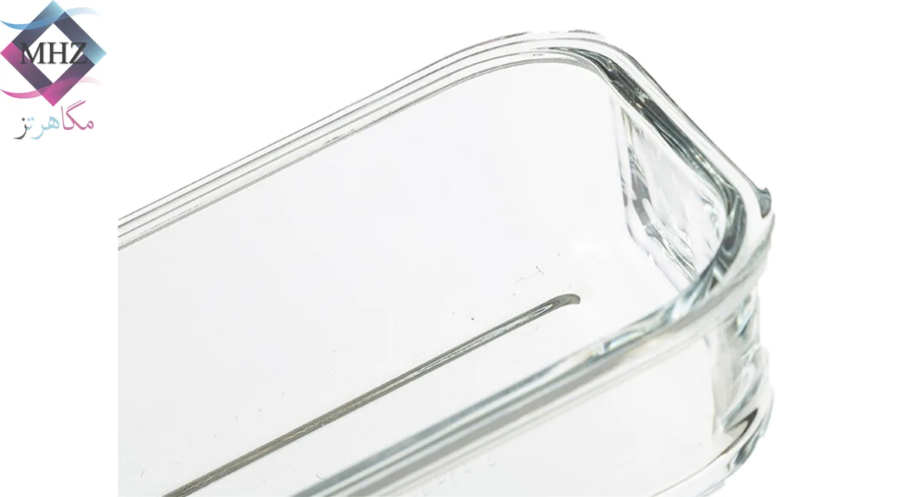 ظروف نگهدارنده شیشه ای 4 تیکه برند فلور Flora