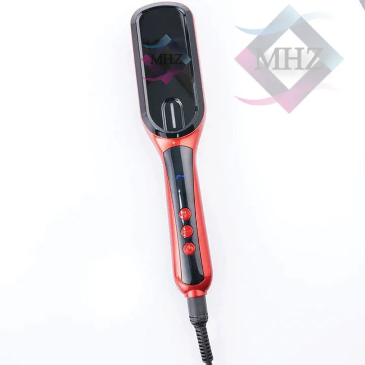 برس حرارتی باراباس نانو مدل 559، با صفحات از جنس PTC، دارای نشانگر LED، قابلیت چرخش 360 درجه سیم، دسته ارگونومیک، گستره دما 200 تا 220 درجه سانتیگراد، به همراه سیم 2 متری