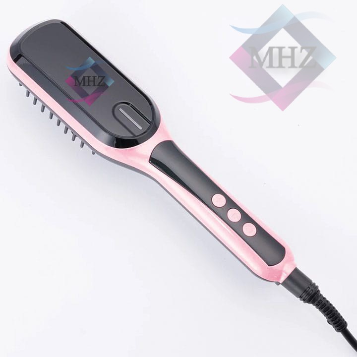 برس حرارتی باراباس نانو مدل 559، با صفحات از جنس PTC، دارای نشانگر LED، قابلیت چرخش 360 درجه سیم، دسته ارگونومیک، گستره دما 200 تا 220 درجه سانتیگراد، به همراه سیم 2 متری