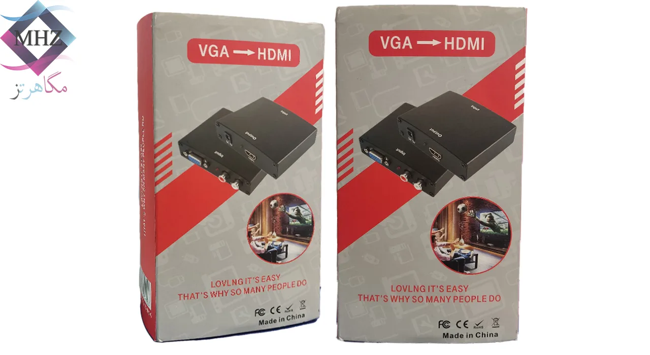 مبدل VGA و R/L به HDMI