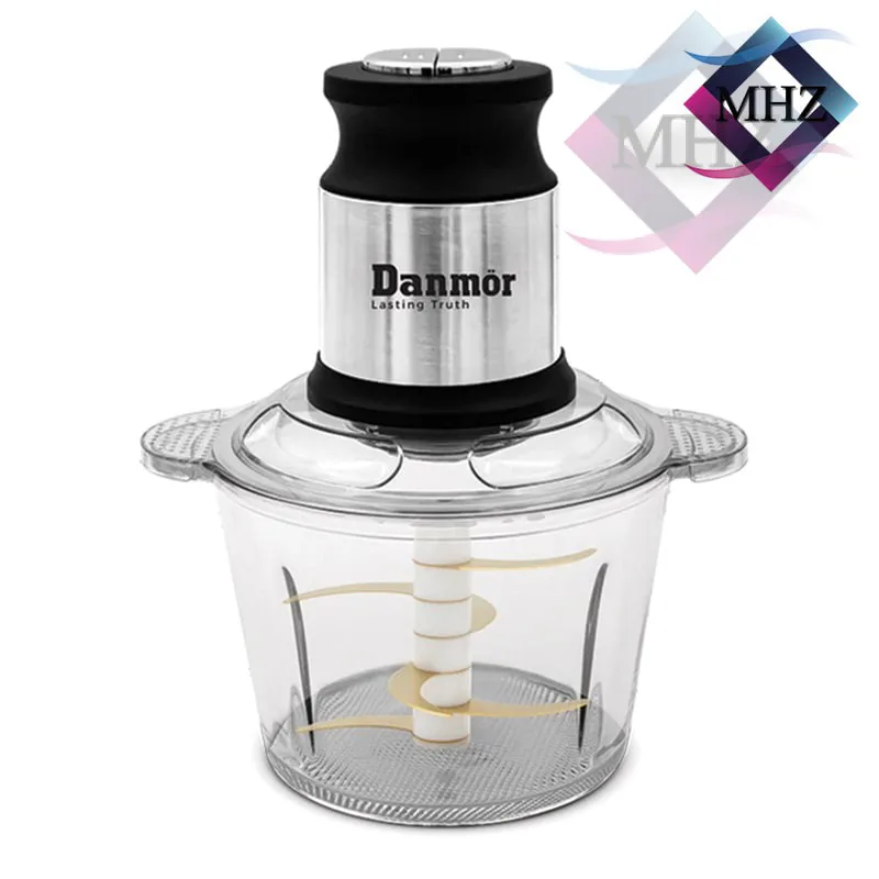 خردکن دانمور مدل DR-1004 با توان 1100 وات، ظرفیت 3.3 لیتر، دارای تیغه های از جنس استیل-تیتانیوم