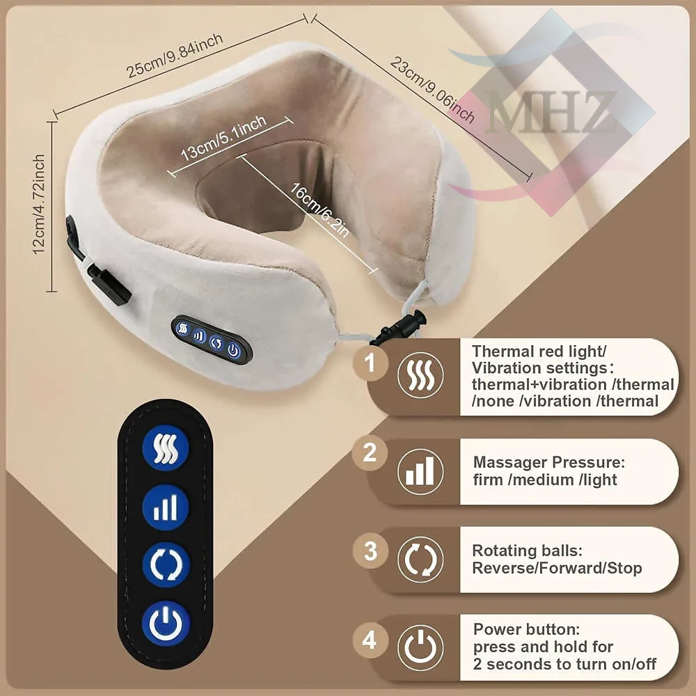 ماساژور حرکتی گردن مدل U-Shaped