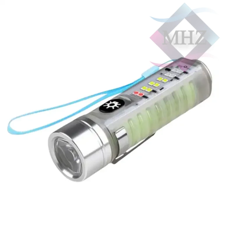 چراغ قوه دستی مدل 520، گواهینامه استاندارد ضد آب و ضد گرد و غبار IPX5، نوع باتری لیتیومی، دارای شبرنگ فلورسنتی، دارای آهنربا