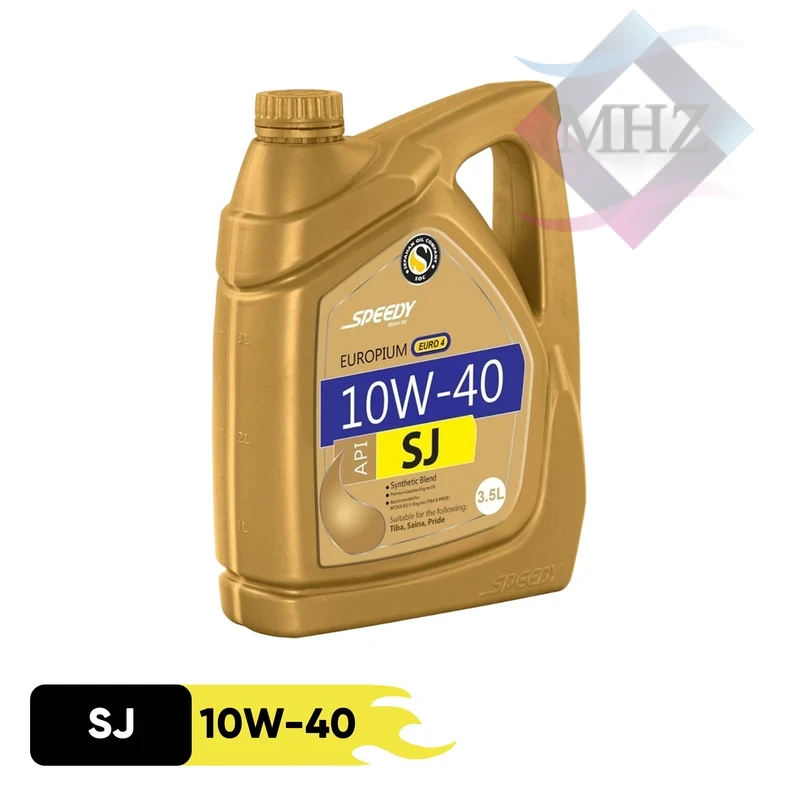 روغن موتور 3.5 لیتری اسپیدی SPEEDY مدل Europium 10W-40 کیفیت SJ