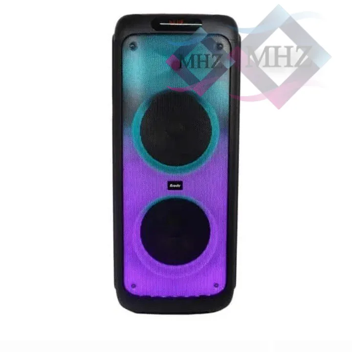 اسپیکر بلوتوثی قابل حمل مدل BTS-1387، نسخه بلوتوث 5.1، منبع انرژی USB و باتری لیتیومی، همراه با ریموت و میکروفون بیسیم، درگاه ارتباطی ورودی میکروفون، ورودی گیتار، microUSB، دارای رقص نور، صفحه نمایش دیجیتال، قابلیت TWS، رادیو FM