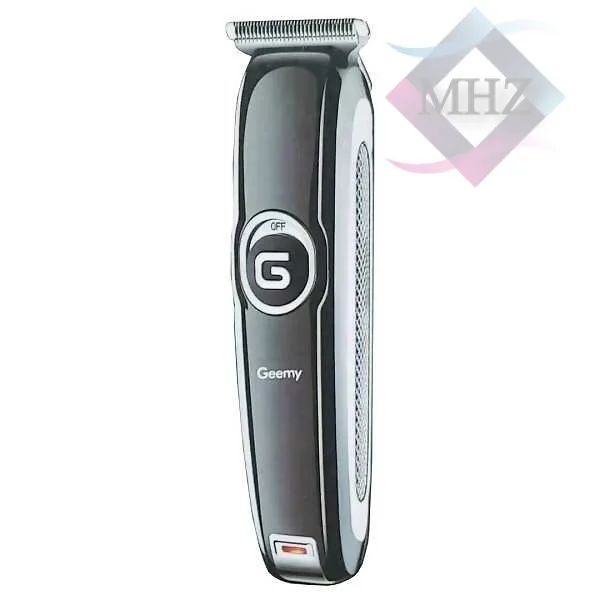 ماشین اصلاح موی سر و صورت جیمی مدل GM-6050، اصلاح به صورت صفر زن، خط زن و حجم زن، با قابلیت نمایش وضعیت باتری، منبع انرژی برق، دارای تیغه از جنس استیل ضد زنگ و بدنه از جنس پلاستیک، اندازه اصلاح 0.1 میلیمتر، به همراه شارژر، روغن و برس تمیزکننده