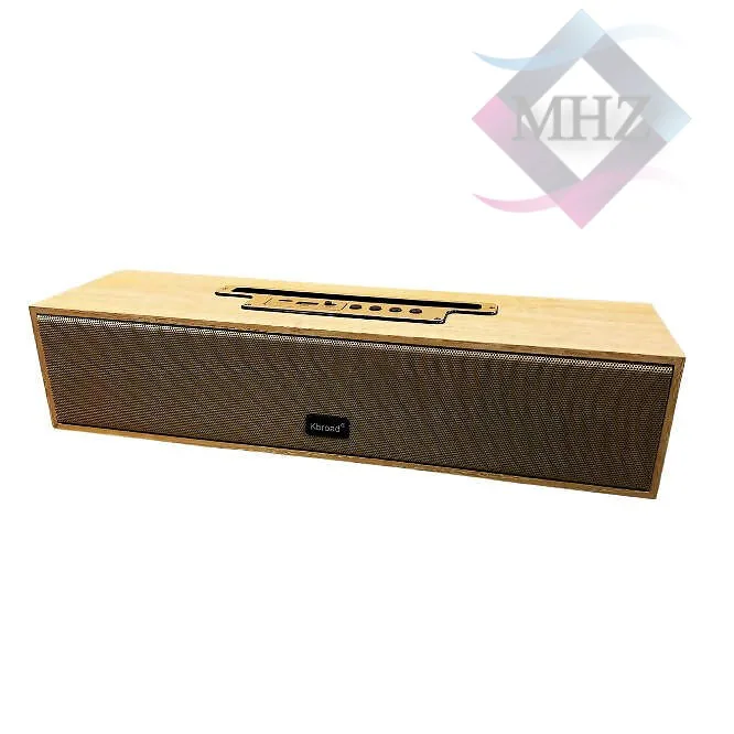 اسپیکر بلوتوثی قابل حمل مدل KTS-1738 از جنس چوب، توان 12 وات، ولتاژ 5 ولت، منبع تغذیه باتری لیتیومی با ظرفیت 1200 میلی آمپر ساعت، درگاه شارژ Micro USB