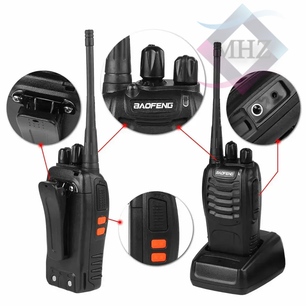 بی سیم بائوفنگ مدل BF-888S بسته دو عددی