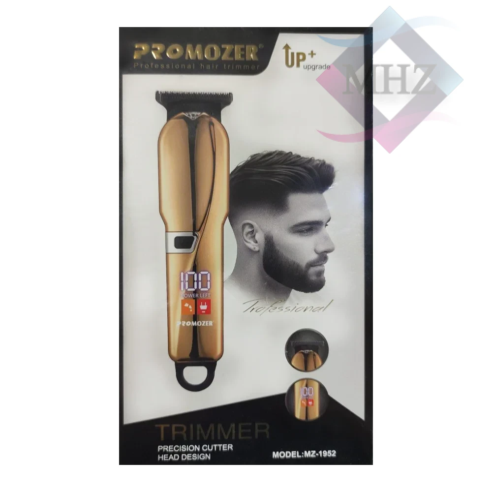 ماشین اصلاح موی سر و صورت پروموزر مدل MZ-1952 با توان 5 وات، زمان شارژ 1.5 ساعت، زمان کارکرد 90 دقیقه