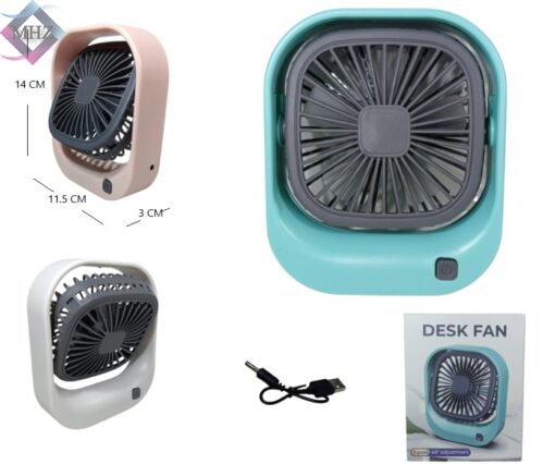 پنکه دسکتاپی شارژی Desk Fan مدل 136