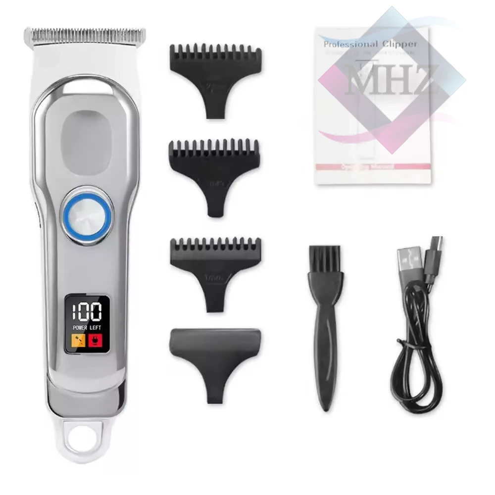 ماشین اصلاح موی سر و صورت مدل J290 با توان 5 وات، خط زن، باتری لیتیومی، ظرفیت 600 میلی آمپر، زمان شارژ 120 دقیقه، زمان کارکرد 90 دقیقه، به همراه 4 شانه مجزا، کابل شارژ و برس تمیزکننده