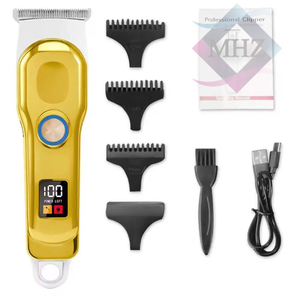 ماشین اصلاح موی سر و صورت مدل J290 با توان 5 وات، خط زن، باتری لیتیومی، ظرفیت 600 میلی آمپر، زمان شارژ 120 دقیقه، زمان کارکرد 90 دقیقه، به همراه 4 شانه مجزا، کابل شارژ و برس تمیزکننده