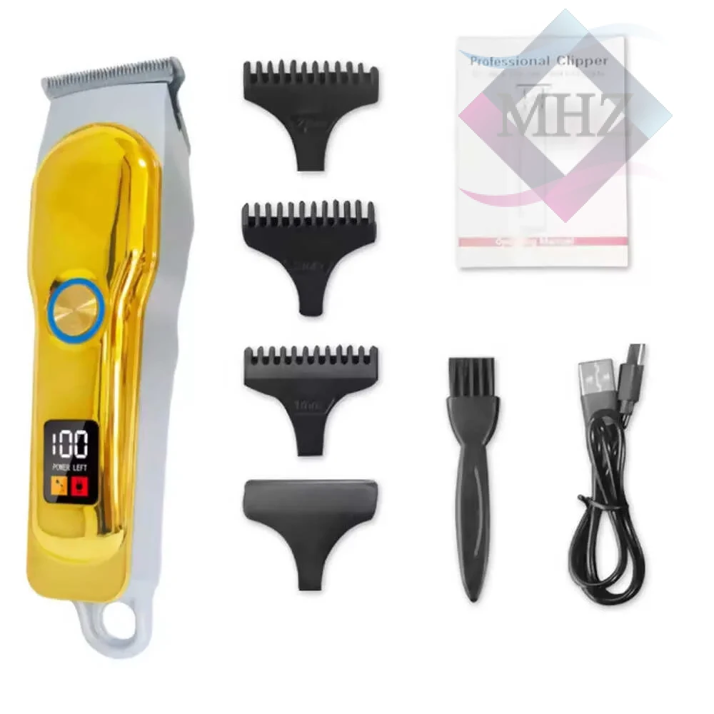 ماشین اصلاح موی سر و صورت مدل J290 با توان 5 وات، خط زن، باتری لیتیومی، ظرفیت 600 میلی آمپر، زمان شارژ 120 دقیقه، زمان کارکرد 90 دقیقه، به همراه 4 شانه مجزا، کابل شارژ و برس تمیزکننده