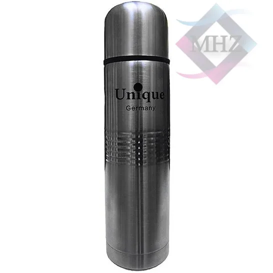 فلاسک استیل کیف دار خط دار یونیک Unique ظرفیت 0.5 لیتر