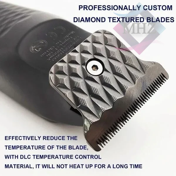 ماشین اصلاح موی سر و صورت کیمی مدل KM-2288 با تکنولوژی برش مستقیم، طراحی ارگونومیک، باتری لیتیومی، تیغه از جنس تیتانیوم، ظرفیت 1200 میلی آمپر، خط زن، به همراه 4 شانه مجزا و برس تمیزکننده