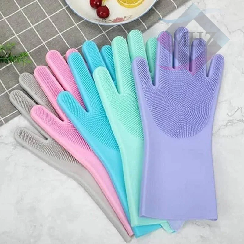 دستکش سیلیکونی پرز دار آشپزخانه
