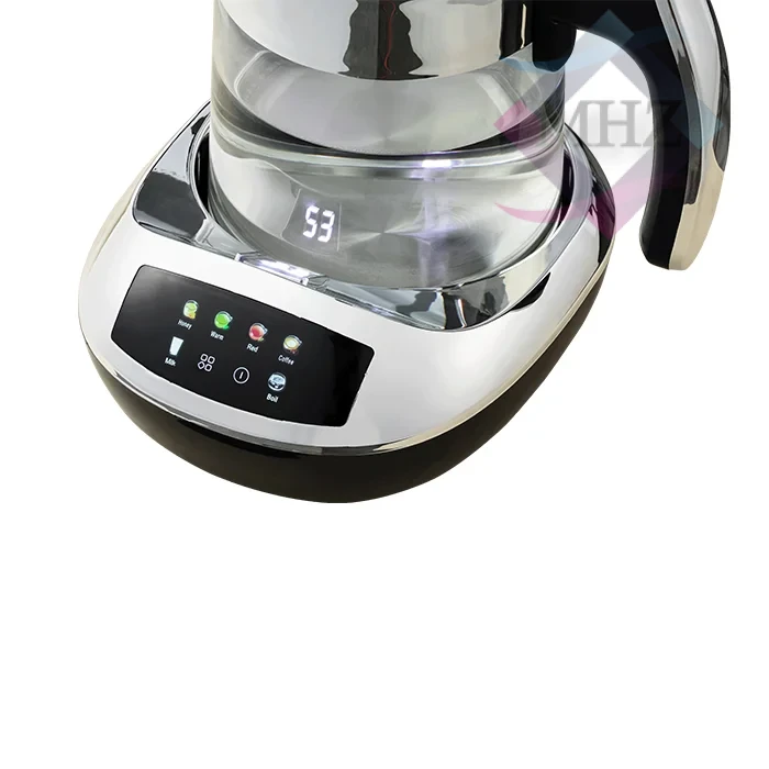 چای ساز دانمور مدل DR-2005 با توان 1600 وات، کتری 2 و قوری 0.9 لیتری، پایه ضد لغزش، نمایشگر دیجیتال، قابلیت گرم نگه داشتن آب، ترموستات دیجیتالی، دارای 6 برنامه پیش فرض، نقطه جوش تا 100 درجه سانتی گراد