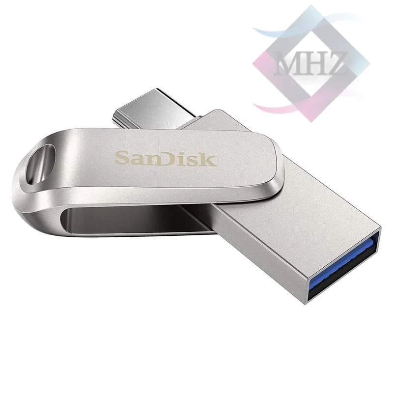 فلش مموری برند سن دیسک SANDISK مدل Dual Drive Luxe TYPE-C ظرفیت 128 گیگابایت