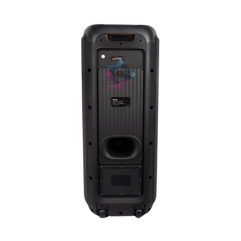 اسپیکر بلوتوثی قابل حمل مدل BTS-1387، نسخه بلوتوث 5.1، منبع انرژی USB و باتری لیتیومی، همراه با ریموت و میکروفون بیسیم، درگاه ارتباطی ورودی میکروفون، ورودی گیتار، microUSB، دارای رقص نور، صفحه نمایش دیجیتال، قابلیت TWS، رادیو FM