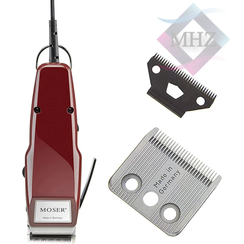 ماشین اصلاح موی سر و صورت تریمر موزر مدل 1400 MOSER، منبع انرژی برق و باتری، اندازه اصلاح 0.7 تا 3 میلیمتر، جنس تیغه استیل پیشرفته، مدت زمان شارژ 140 دقیقه و مدت زمان استفاده پس از شارژ 180 دقیقه