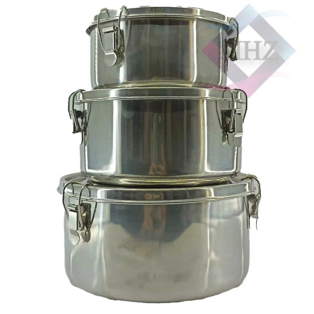 ظرف نگهدارنده مدل استیل بسته سه عددی