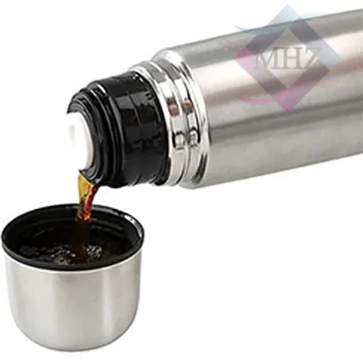 فلاسک استیل کیف دار خط دار یونیک Unique ظرفیت 0.5 لیتر