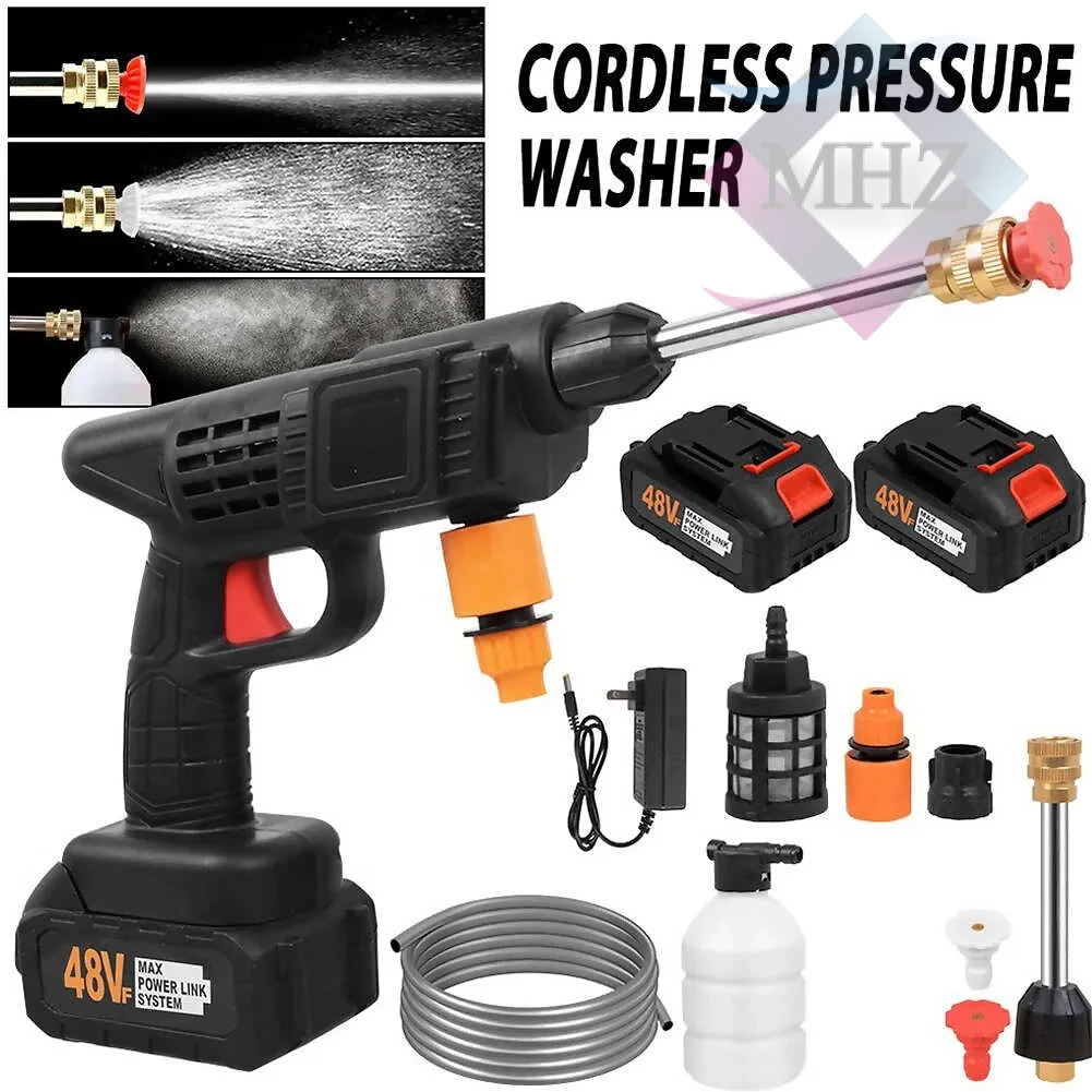 کارواش شارژی دو باتری سه حالته 48 ولت