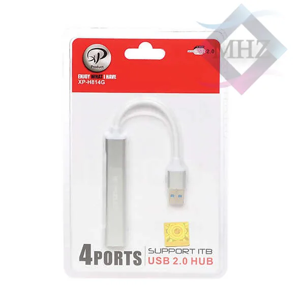 هاب 4 پورت USB2.0 ایکس پی پروداکت مدل H814G