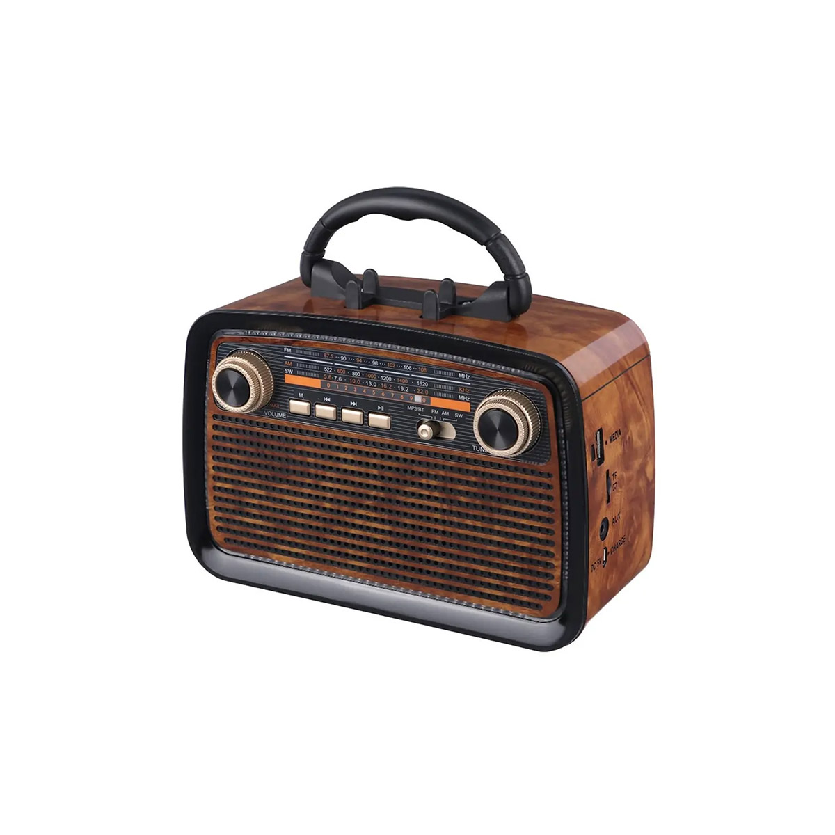 اسپیکر بلوتوثی قابل حمل مدل KTF-1467 با اتصال بلوتوث، توان 5 وات، منبع تغذیه باتری شارژی