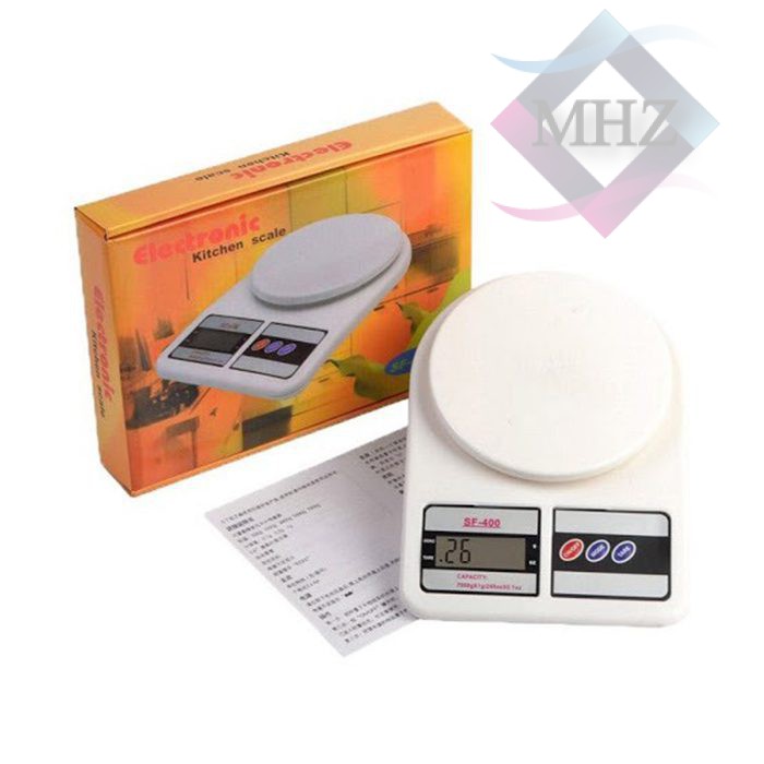 ترازو آشپزخانه دیجیتالی الکترونیک مدل SF-400 ظرفیت 10 کیلوگرم
