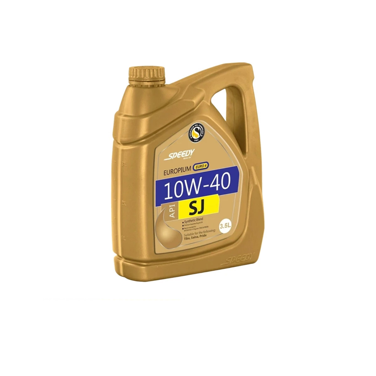 روغن موتور 3.5 لیتری اسپیدی SPEEDY مدل Europium 10W-40 کیفیت SJ
