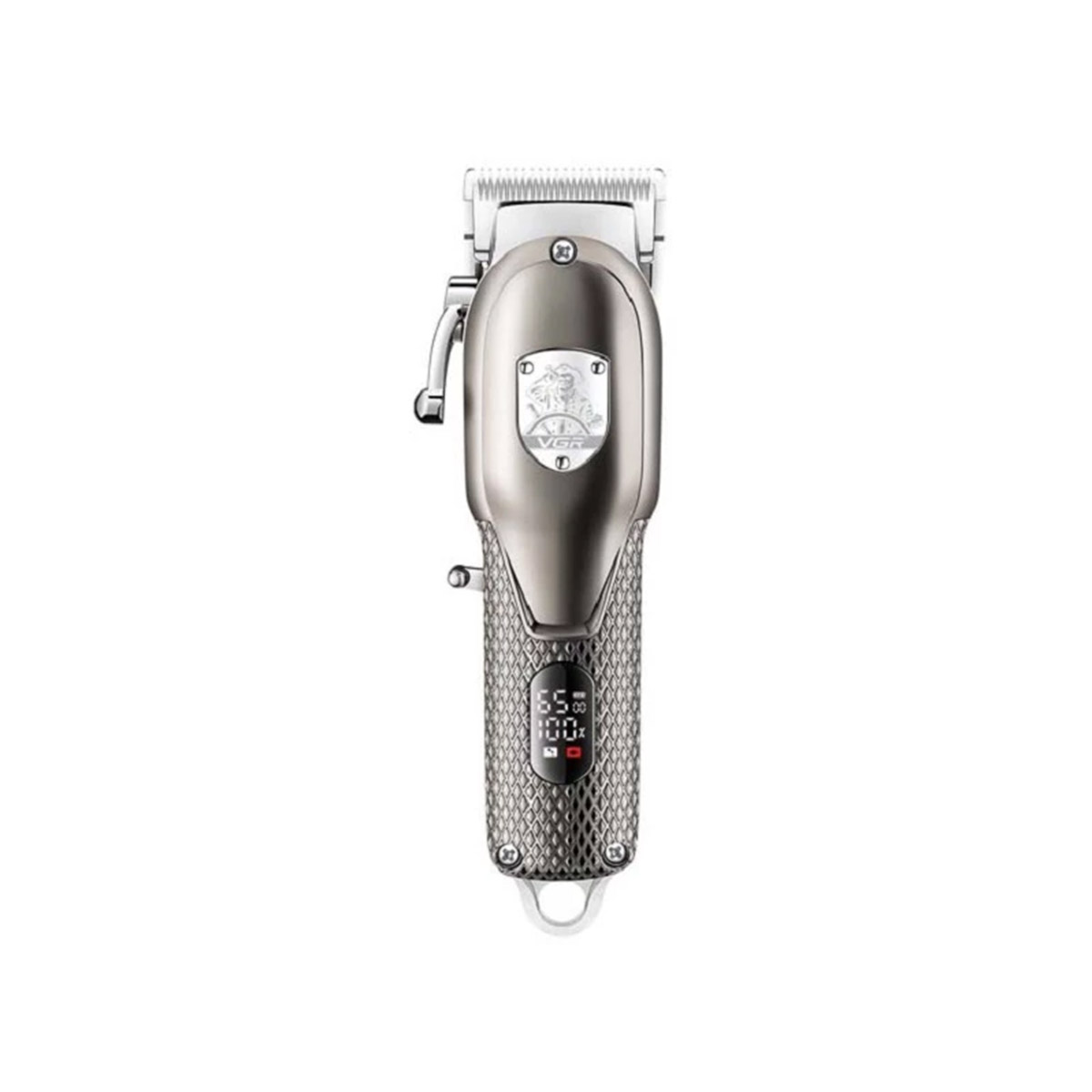 ماشین اصلاح موی سر و صورت تریمر وی جی آر مدل V-276، با طراحی ارگونومیک، دارای نمایشگر LED، منبع انرژی باتری قابل شارژ، اندازه اصلاح 0.8 تا 12 میلیمتر، جنس تیغه استیل ضد زنگ، مدت زمان شارژ 180 دقیقه و مدت زمان استفاده پس از شارژ 250 دقیقه